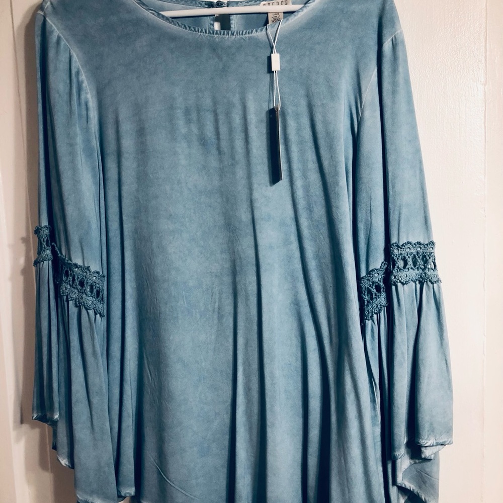 Teal Blue Women's Top
